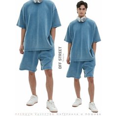 Футболка OFF STREET, размер XXL, голубой