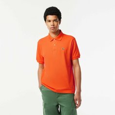 Поло LACOSTE Classic Fit, размер T4, оранжевый