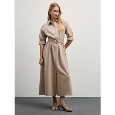 Платье Zarina, размер S (RU 44)/170, бежевый