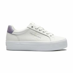 Кеды CALVIN KLEIN VULC FLATFORM LACEUP, размер T38, белый