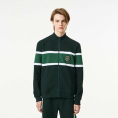Толстовка LACOSTE, размер T5, , черный/зеленый