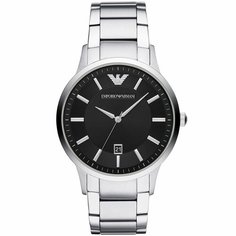 Наручные часы EMPORIO ARMANI Renato, серебристый/черный