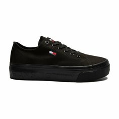 Кеды Tommy Jeans FLATFORM VULC, размер T39, черный