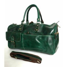 Сумка дорожная Black Buffalo Bags, 40 л, 23х26х55 см, ручная кладь, изумрудный