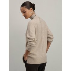 Свитер Zarina, размер 2XL (RU 52)/170, , бежевый меланж