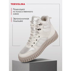 Кроссовки TERVOLINA, полнота 6 (RU)/ на среднюю стопу, размер 39, белый/молочный