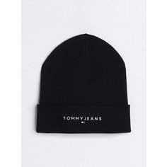 Шапка-бини Tommy Jeans для женщин, размер OneSize, черный