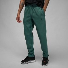 Брюки спортивные NIKE Hoop Fleece Dri-FIT, размер 52-54, зелёный
