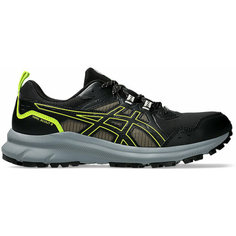 Кроссовки ASICS Trail Scout 3, полнота F, размер 11 US, черный/зеленый