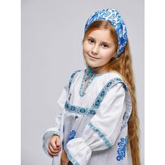 Русский народный костюм сарафан и рубашка Птички Moun