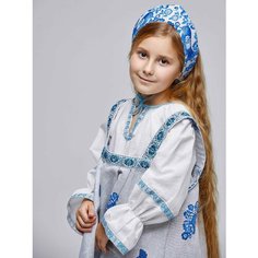 Русский народный костюм сарафан и рубашка Птички Moun