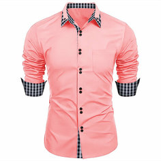 Рубашка , размер 2XL, розовый Other