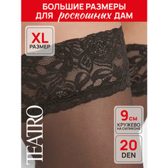 Чулки TEATRO, 20 den, размер 5, черный