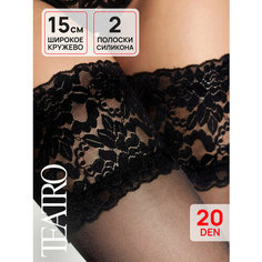 Чулки TEATRO, 20 den, размер 3, черный