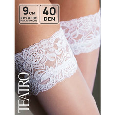 Чулки TEATRO, 40 den, размер 3, белый