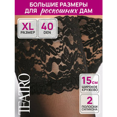 Чулки TEATRO, 40 den, размер 5, черный