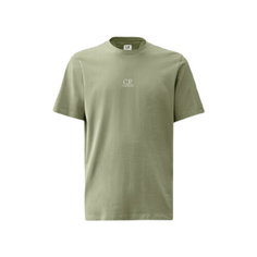 Футболка C.P. COMPANY 24/1 Jersey Three, размер M, зеленый