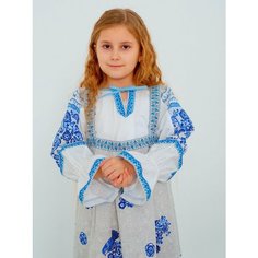 Русский народный костюм сарафан и рубашка Птички Moun