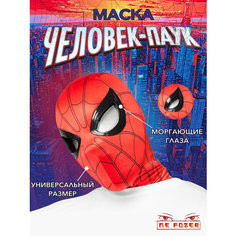 Маска человека паука с подвижными глазами красная Black Hawk