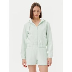 Толстовка GUESS, размер M, , зеленый