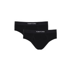 Трусы Tom Ford, комплект из 2 шт., размер XL, черный/черный