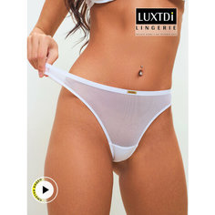 Трусы White Shine пирсинг низкая талия, размер XL Luxtdilingerie