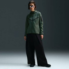 Толстовка NIKE Sportswear Tech Fleece Windrunner, размер 48-50, , зелёный
