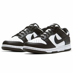 Кроссовки NIKE Panda DUNK LOW, размер 40.5 EU, white black
