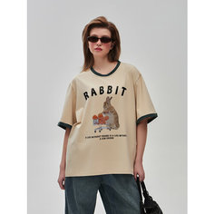 Футболка NOT TODAY, размер L-XL, бежевый