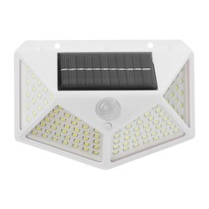 Садовый светильник на солнечной батарее, накладной, 100 led, свечение белое Luazon Lighting