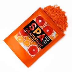 Скраб для тела соляной spa grapefruit, 250 г, аромат цитрусовый, beauty fox