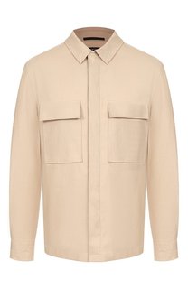 Льняная рубашка Zegna