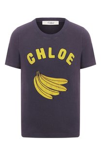 Хлопковая футболка Chloé