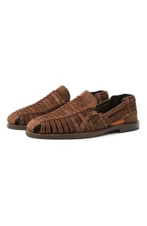 Замшевые лоферы Brunello Cucinelli