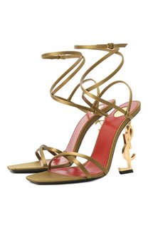 Текстильные босоножки Opyum 110 Saint Laurent