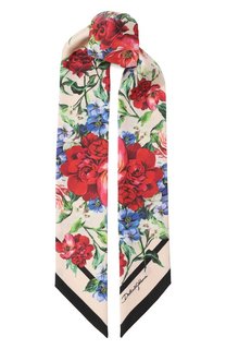 Шелковый шарф-твилли Dolce & Gabbana