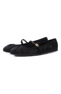 Текстильные балетки Vally Dolce & Gabbana