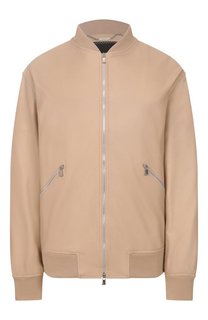 Кожаный бомбер Kiton