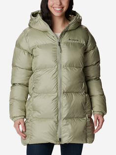 Пуховик женский Columbia Puffect Mid Hooded Jacket, Зеленый