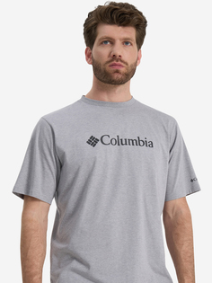 Футболка мужская Columbia Csc Basic Logo Short Sleeve, Серый