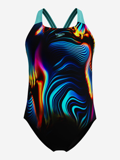 Купальник слитный для девочек Speedo, Черный