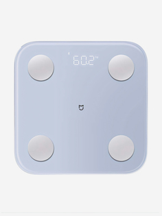 Напольные весы Xiaomi Mijia S400, голубые, CN, до 150 кг, Голубой