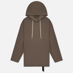 Мужская толстовка Rick Owens DRKSHDW Hollywood Peter Hoodie, цвет коричневый, размер S