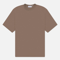 Мужская футболка EASTLOGUE Permanent Basic Loose Fit, цвет коричневый, размер M