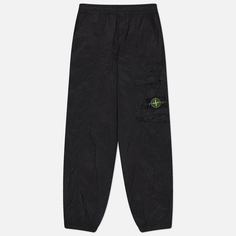 Мужские брюки Stone Island Nylon Metal In Econyl Loose, цвет чёрный, размер 30