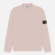 Мужской свитер Stone Island Organic Cotton & Nylon, цвет розовый, размер S