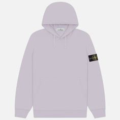 Мужская толстовка Stone Island Organic Cotton Fleece Hoodie, цвет фиолетовый, размер S