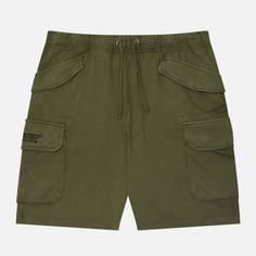 Мужские шорты Alpha Industries Terry Dyed, цвет оливковый, размер S