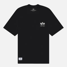 Мужская футболка Alpha Industries Garment Type, цвет чёрный, размер S