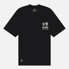Мужская футболка Alpha Industries Uniform Air Cavalry, цвет чёрный, размер S